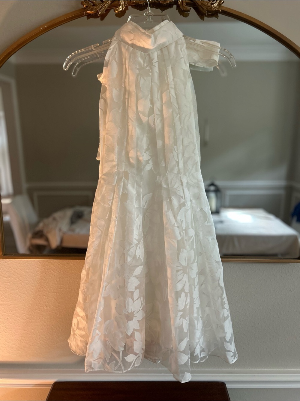 Entro White Floral Dress